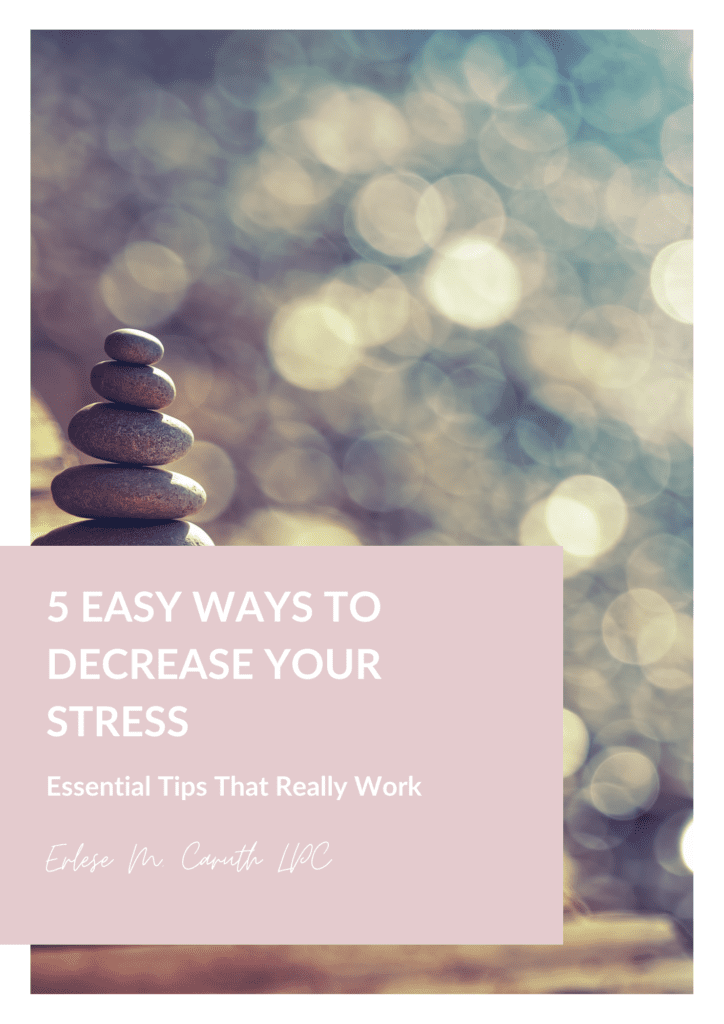 5 Easy Ways to Decrease Your Stress cover